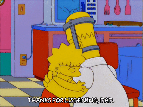 Happy Lisa Simpson Thanks For Listening GIF