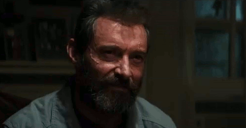Happy Logan Wolverine GIF