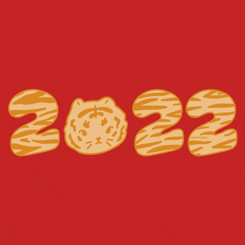 Happy Lunar New Year Tiger 2022 GIF