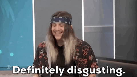 Happy Man Definitely Disgusting GIF