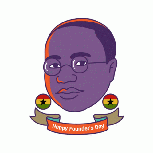 Happy Man Face Founder's Day GIF