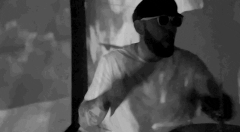 Happy Man Rimshot GIF