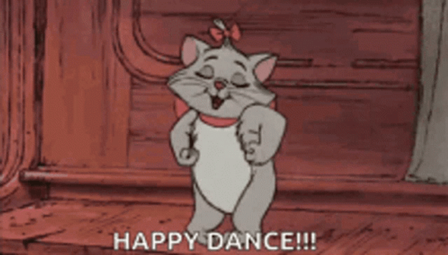 Happy Marie Cat Dancing Meme GIF