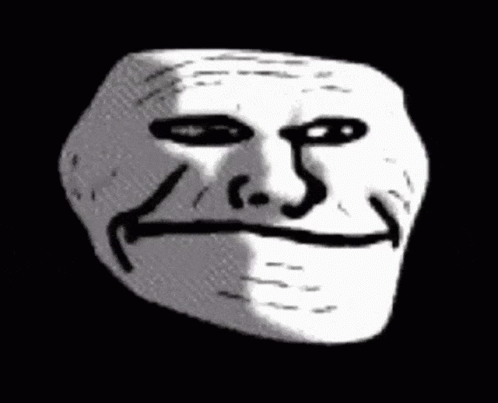 Happy Meme Troll Face GIF