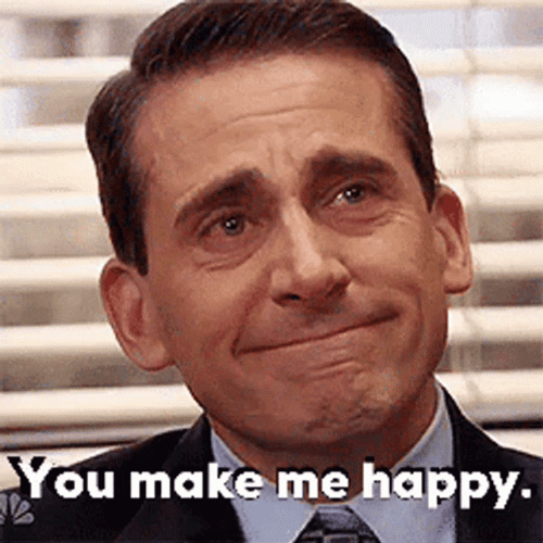 Happy Meme Crying Michael Scott GIF