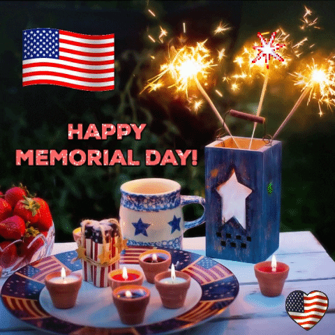 Happy Memorial Day Weekend Dinner Time GIF