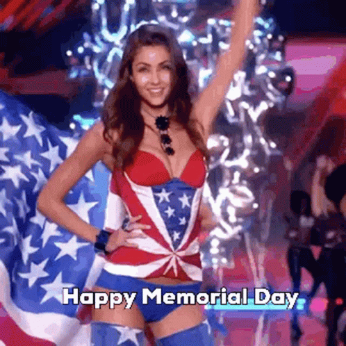 Happy Memorial Day Weekend Leg Avenue Women GIF