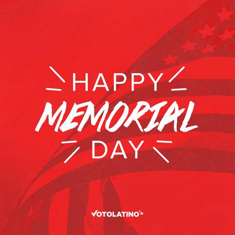 Happy Memorial Day Weekend Service Greeting GIF