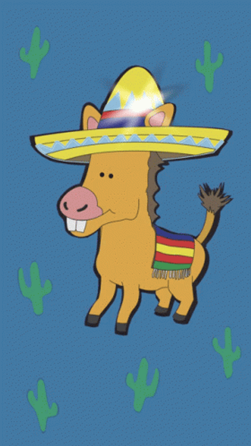 mexican donkey cartoon