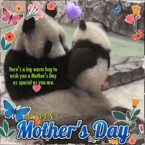 Happy Mom's Day Neon Sign GIF