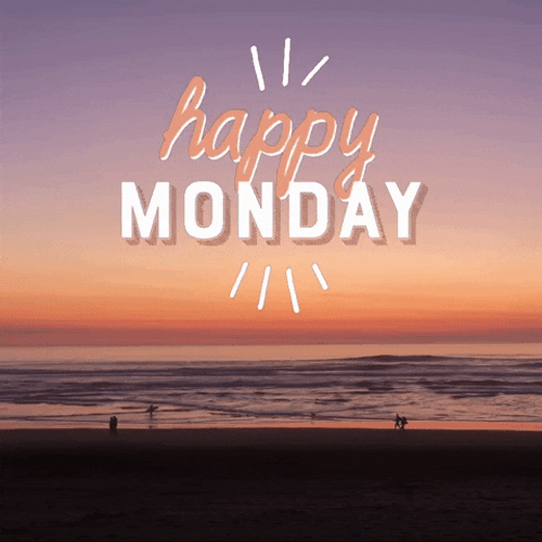 Happy Monday Beach Aesthetic GIF