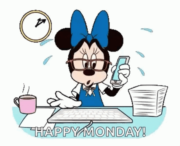 Happy Monday Minnie Mouse GIF