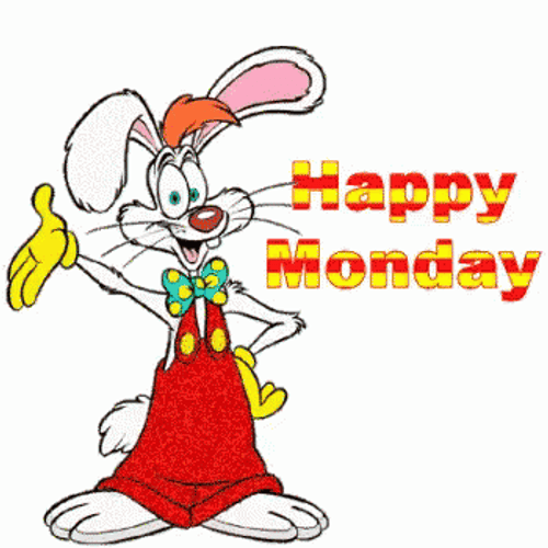 Happy Monday Roger Rabbit GIF
