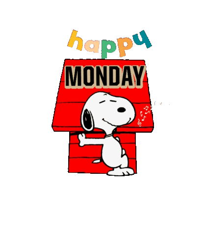 Happy Monday Snoopy Gif GIF