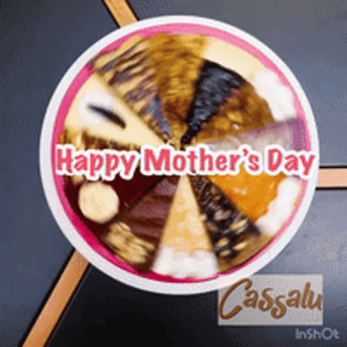 Happy Mother's Day Card with Cake