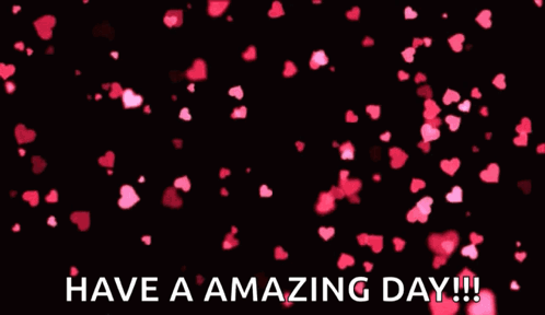 Happy Mother's Day Card with Falling Hearts