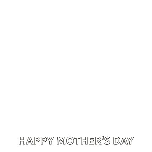 Happy Mother's Day Card With Flowers in Vase