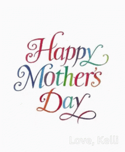 Happy Mother's Day Card With Hearts GIF