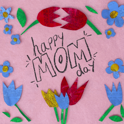 Happy Mother's Day Friend Creative Design Art GIF