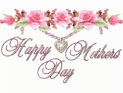 Happy Mother's Day Friend Sparkling Art GIF