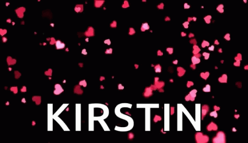 Happy Mother's Day Kirstin Card with Pink Hearts