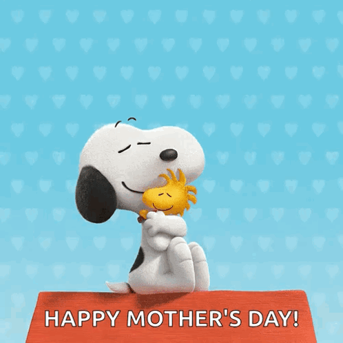 Happy Mother's Day On Snoopy Birthday GIF