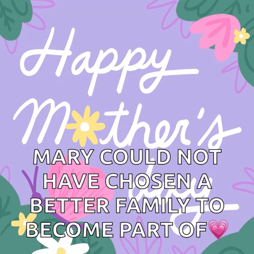 Happy Mother's Day Purple Poster