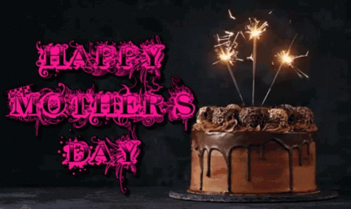 Happy Mother's Day Sister Chocolate Cake GIF