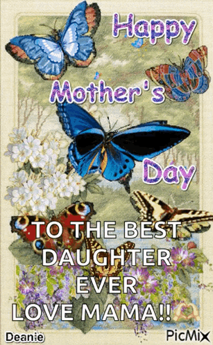 Happy Mother's Day To Best Daughter Love Mama