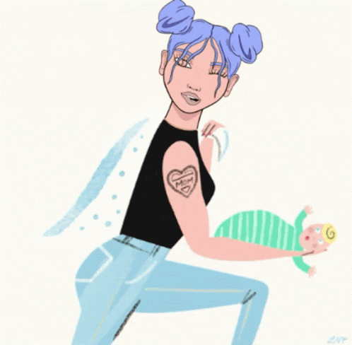 Happy Mother's Day Woman Holding Baby GIF