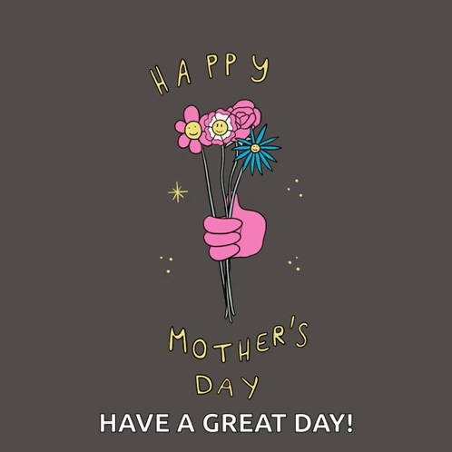 Happy Mothers Day Card with Hearts and Karissa