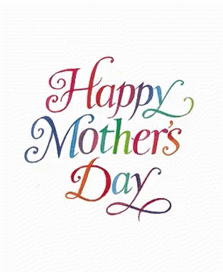 Happy Mothers Day Colorful Hearts GIF