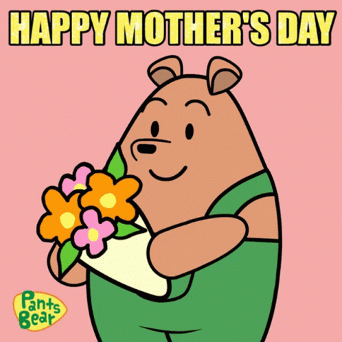 Happy Mothers Day Daughter Bear GIF