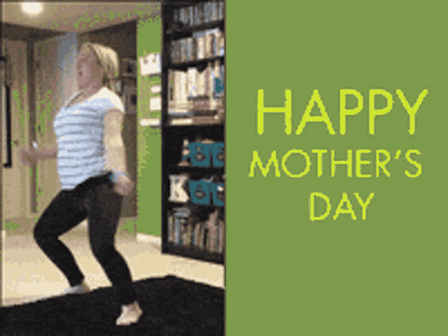 Happy Mothers Day Daughter Cute Dancing GIF