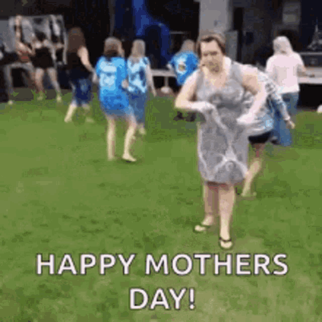 Happy Mothers Day Daughter Dancing GIF