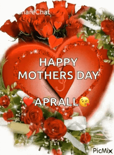 Happy Mothers Day Daughter In Law Aprall Heart GIF