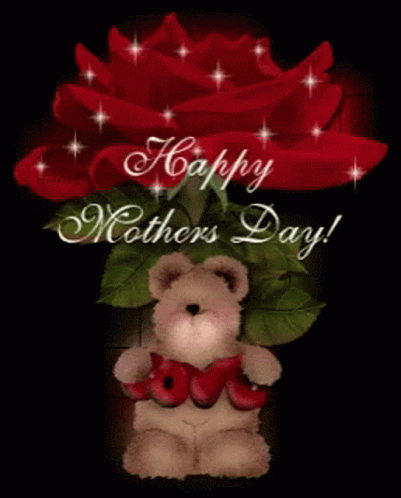 Happy Mothers Day Daughter Teddy Bear GIF