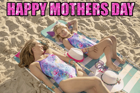 Happy Mothers Day Funny At The Beach GIF