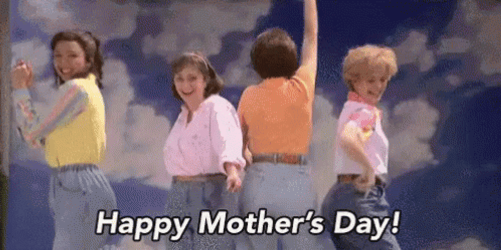 Happy Mothers Day Funny Dance GIF