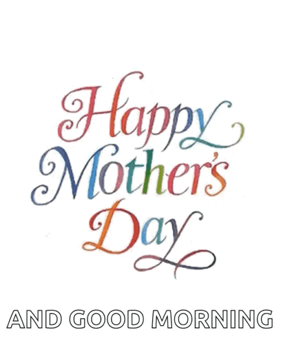 Happy Mothers Day Greeting Card With Hearts