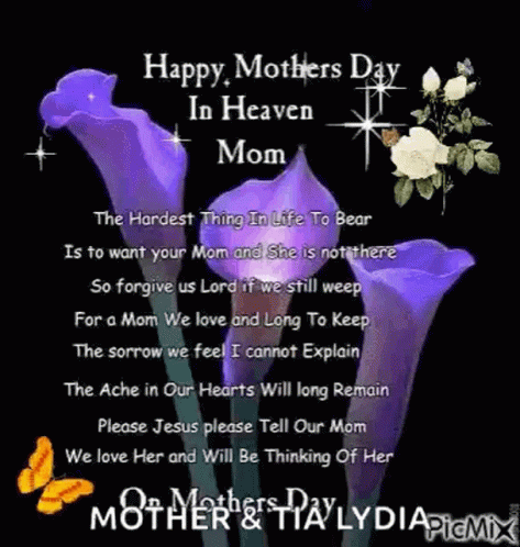 Happy Mothers Day in Heaven Mom