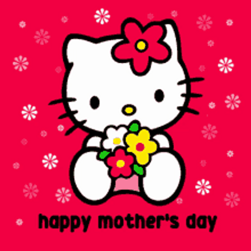 Happy Mothers Day Niece Cute Hello Kitty GIF