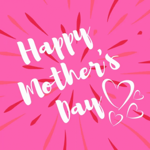 Happy Mothers Day Pink Greetings GIF