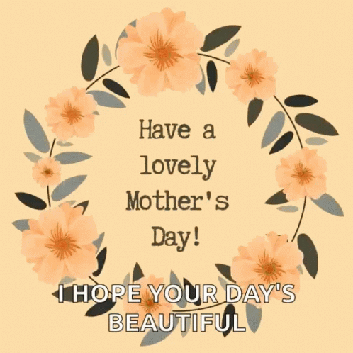 Happy Mothers Day Quotes Spinning Wreath GIF