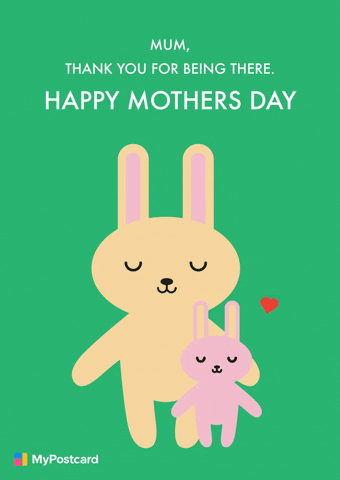 Happy Mothers Day Quotes Cute Bunnies GIF