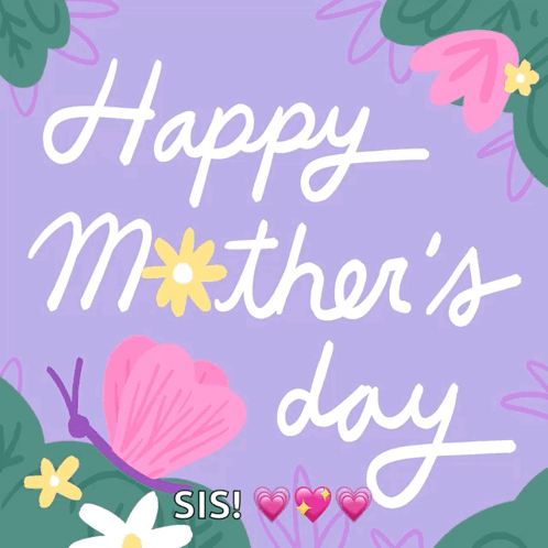 Happy Mothers Day Sister Aesthetic GIF