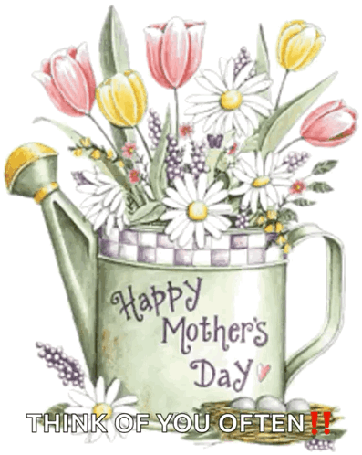 Happy Mothers Day Watering Can