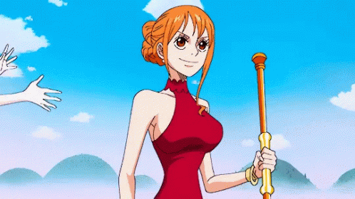 Happy Nami One Piece Hug GIF