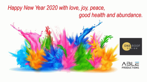 Happy New Year 2020 Love Joy Peace Good Health
