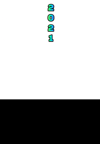 Happy New Year 2021 Excited Bear Sparkle GIF